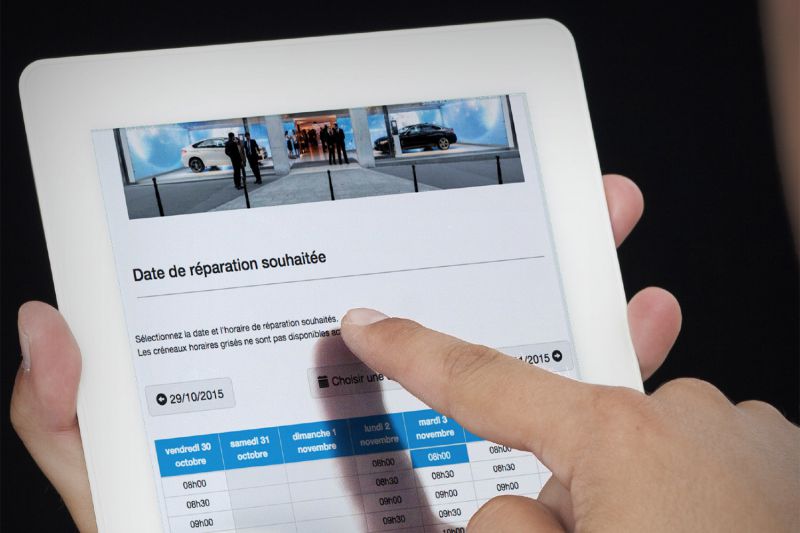 Rendez-vous BMW en ligne