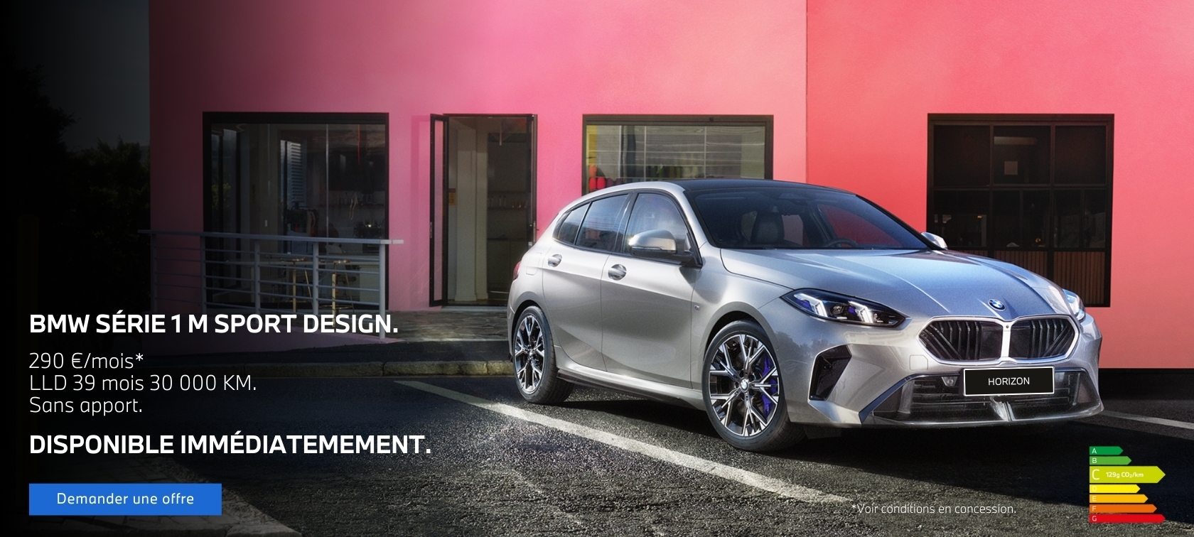 Votre BMW Série 1 à partir de 290 €/mois, sans apport