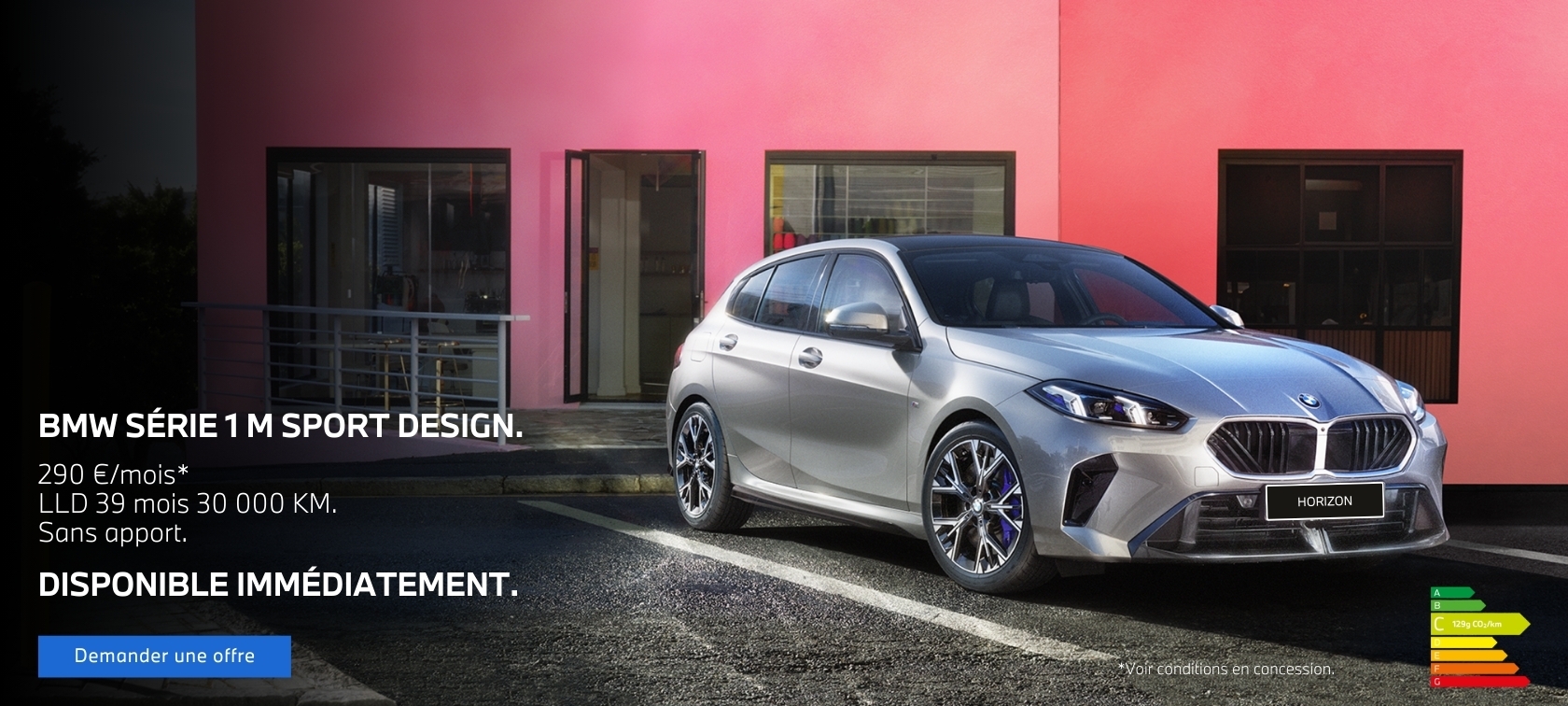 Votre BMW Série 1 à partir de 290 €/mois, sans apport