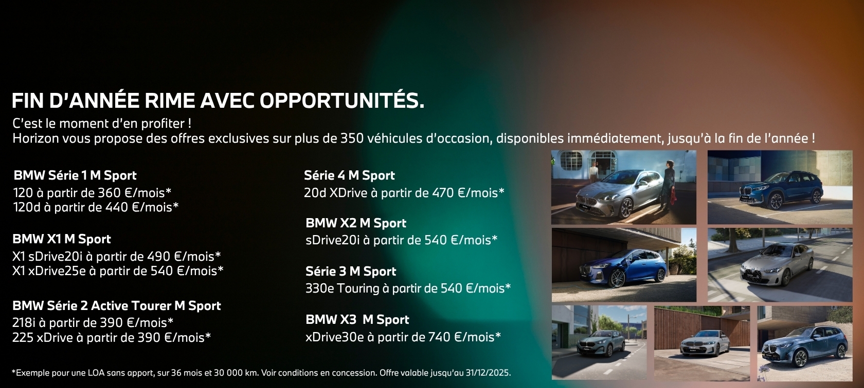 Fin d’année rime avec opportunités.
