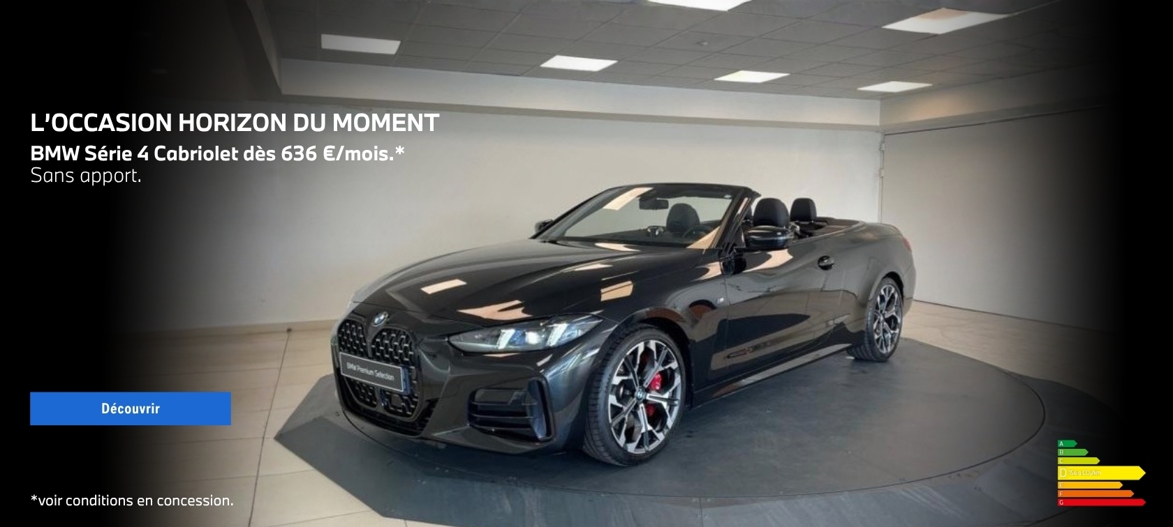 BMW Série 4 Cabriolet dès 636 €/mois.*